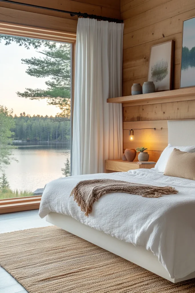 Lakeview Retreat room with large windows
